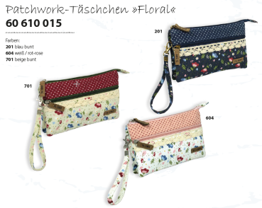 Patchwork-Tasche Floral